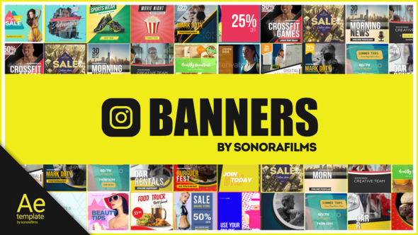 Instagram Banners - VideoHive 31531611
