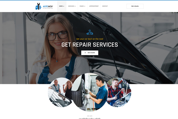 Automov - Car Repair & Services Elementor Template Kit by themesflat