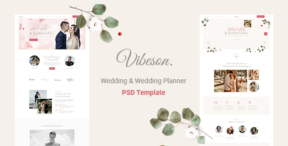 Vibeson - Wedding - ThemeForest 31544170