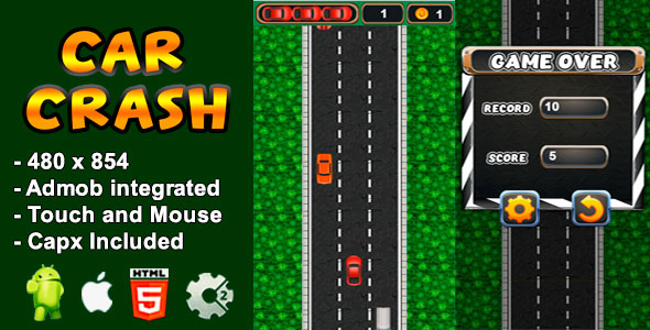 Car Crash - Html5 game and mobile