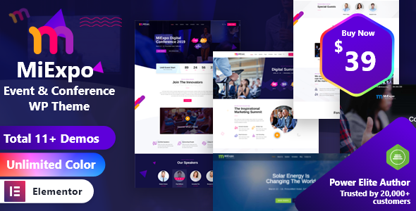 MiExpo Event - ThemeForest 24209857