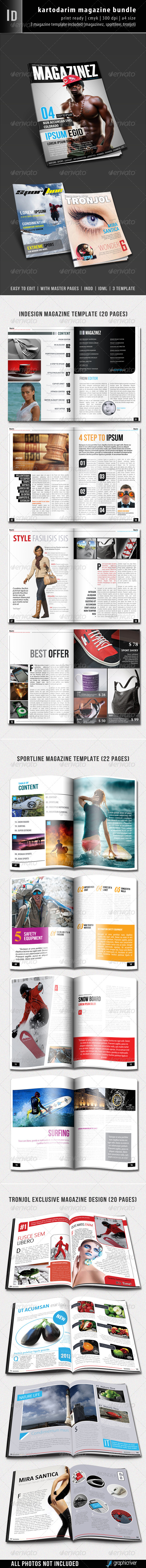 Kartodarim Magazine Bundle - Magazines Print Templates