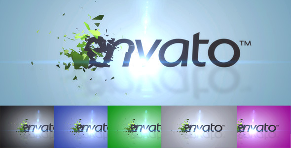 Simple Fractured Logo - VideoHive 2870845