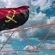 Manual Swing Arm Road Barrier and Flag of Angola - VideoHive Item for Sale