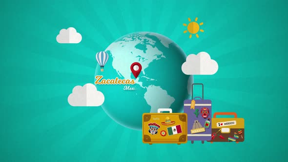 Mexico Zacatecas Travel Destination 4K alt