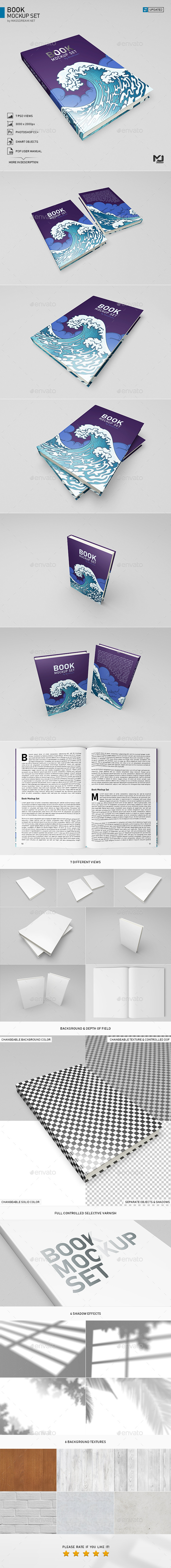 Book Mockup Set