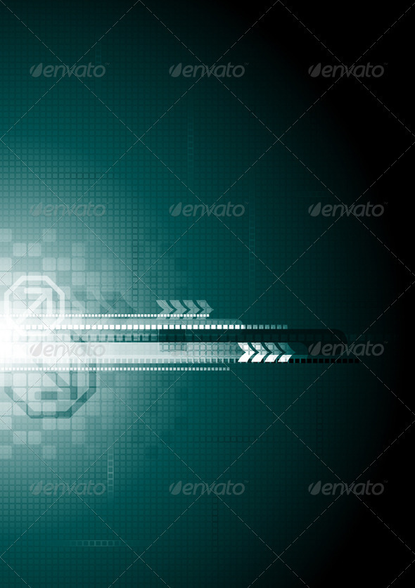 Hi-tech vector design - Abstract Conceptual