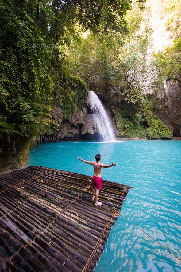 Kawasan Falls in Cebu, Philippines - Stock Photo - Images
