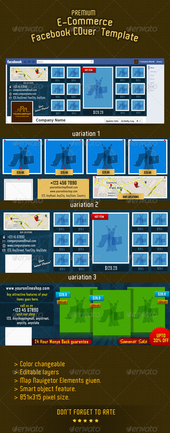 E-commerce Facebook Timeline Cover 9 - Facebook Timeline Covers Social Media