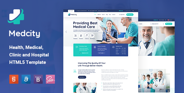 Medcity – Health & Medical HTML5 Template
