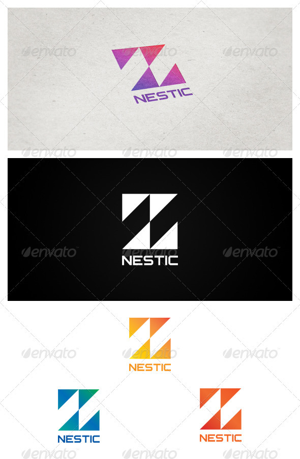 Nestic - Letters Logo Templates