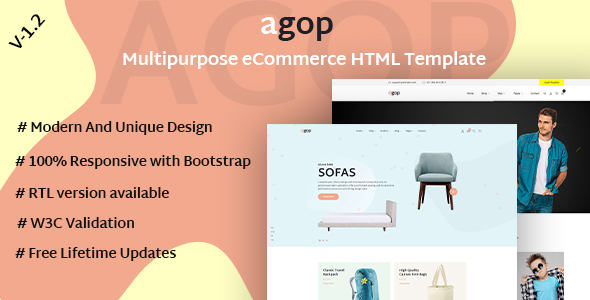 Agop - Multipurpose - ThemeForest 31319450