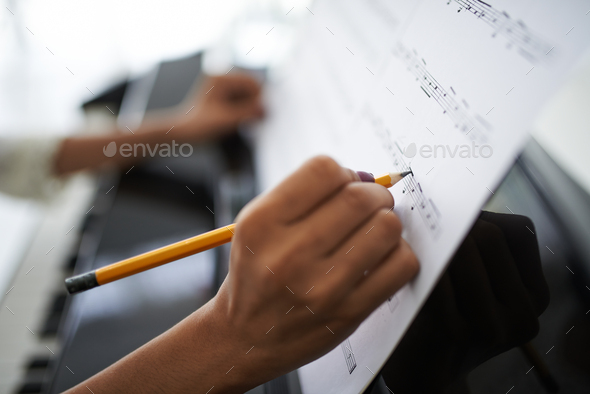 Female composer - Stock Photo - Images