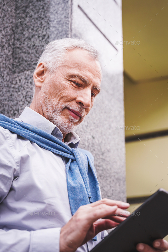 Handsome senior man - Stock Photo - Images