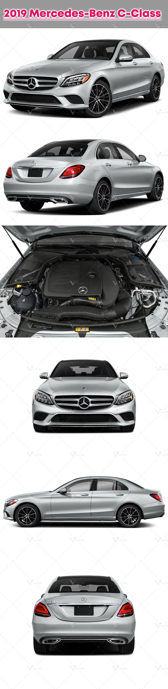 2019 Mercedes-Benz C-Class - 3Docean 31601557
