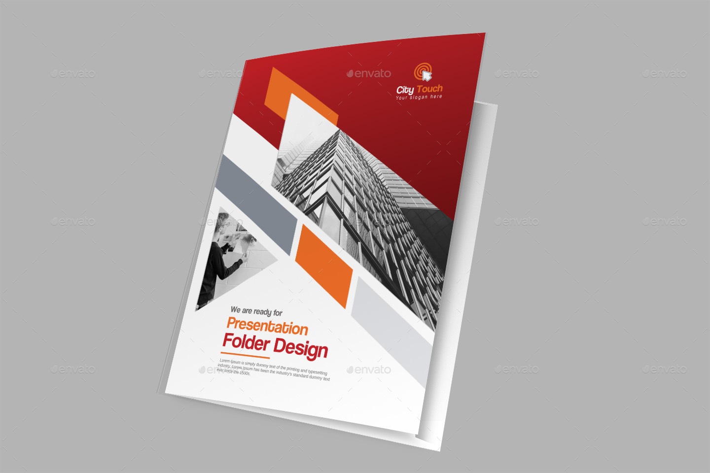Presentation Folder Template.pdf Presentation Folder, Print Templates | GraphicRiver