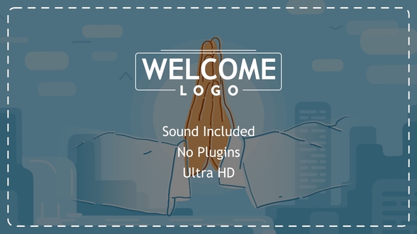 Welcome Logo - VideoHive 31602870