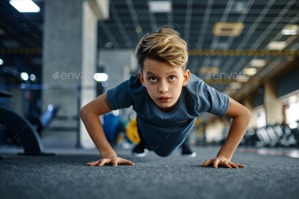 A boy 2024 doing exercise