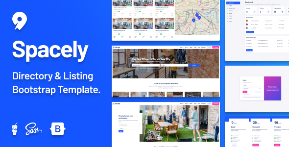Wonderful Spacely - Realtor Directory & Listing Bootstrap Template