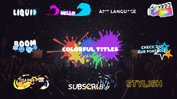 Colorful Titles | FCPX
