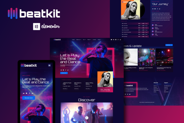 BeatKit - Music - ThemeForest 31575133
