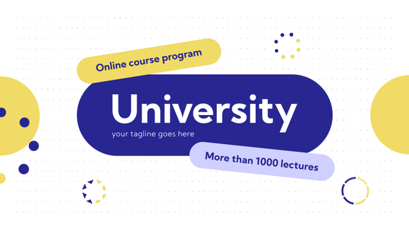 Online Course Promo Presentation Video Displays template preview