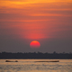Panoramic view of the sunset and floating dead tree on the Lake Maracaibo, Venezuela - PhotoDune Item for Sale