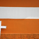 White Cross on Urban orange Brick Church - PhotoDune Item for Sale