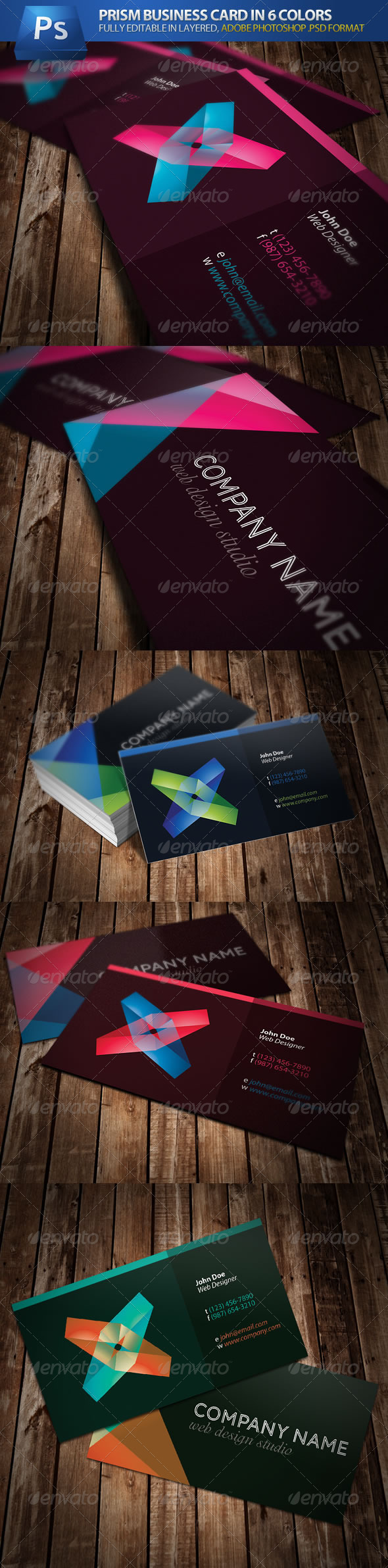 Prism Business Card - Creative Business Cards