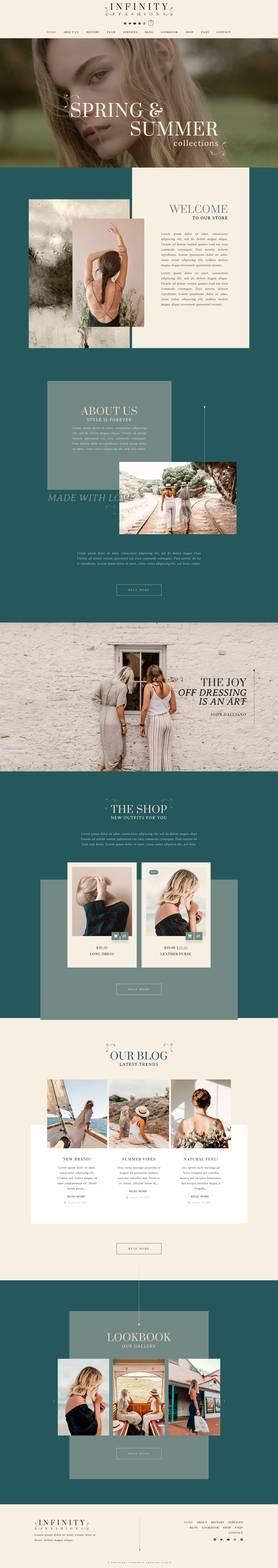 Infinity Fashion - WooCommerce Elementor Template Kit by touringxx