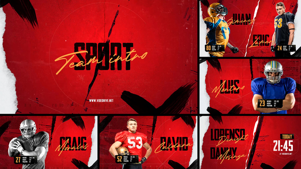 Sport Team IntroPlayer - VideoHive 31543023