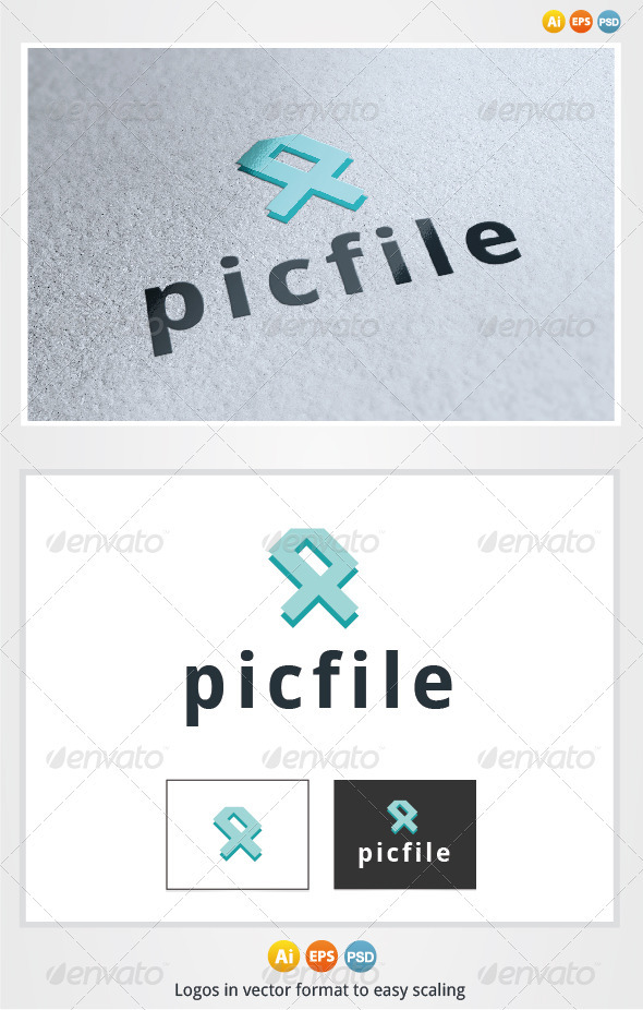 Pic File Logo - Letters Logo Templates