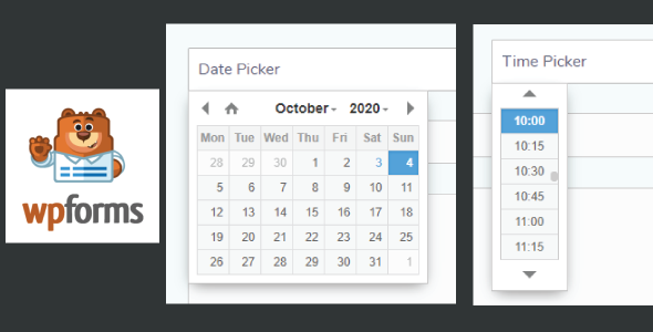 Date Time Picker for WPForms WordPress Plugin