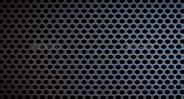 Small metal store grate