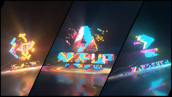 Colorful Abstract Logo Reveal