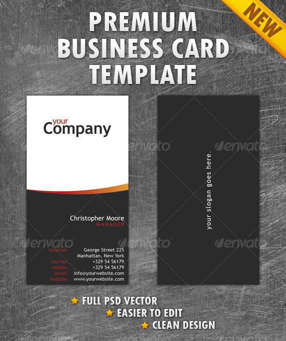 Clean Business Card