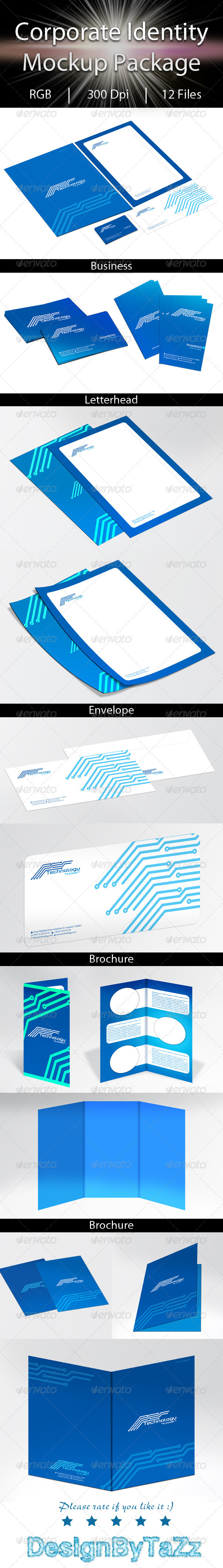 Corporate Identity Mockup Package - Stationery Print