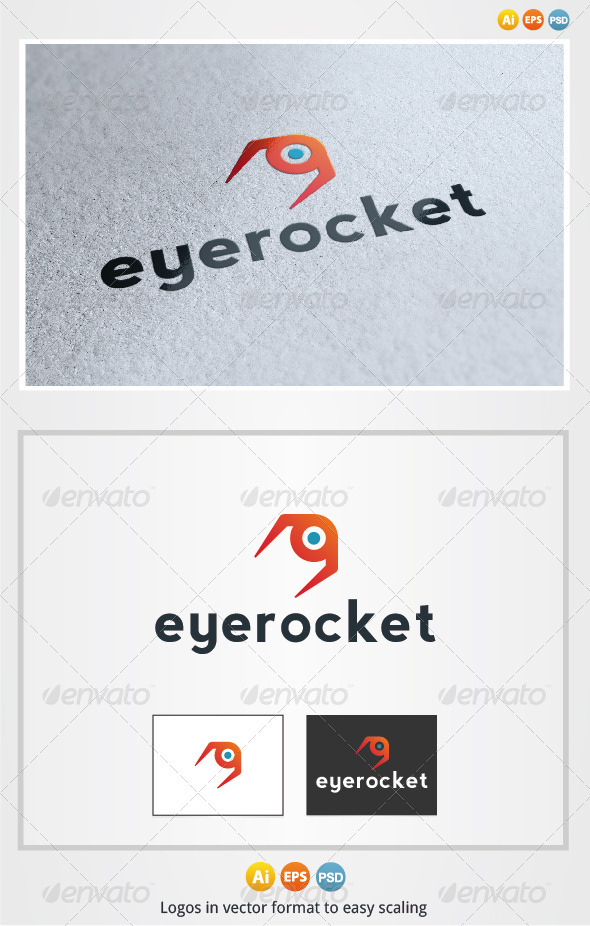 Eye Rocket Logo - Objects Logo Templates