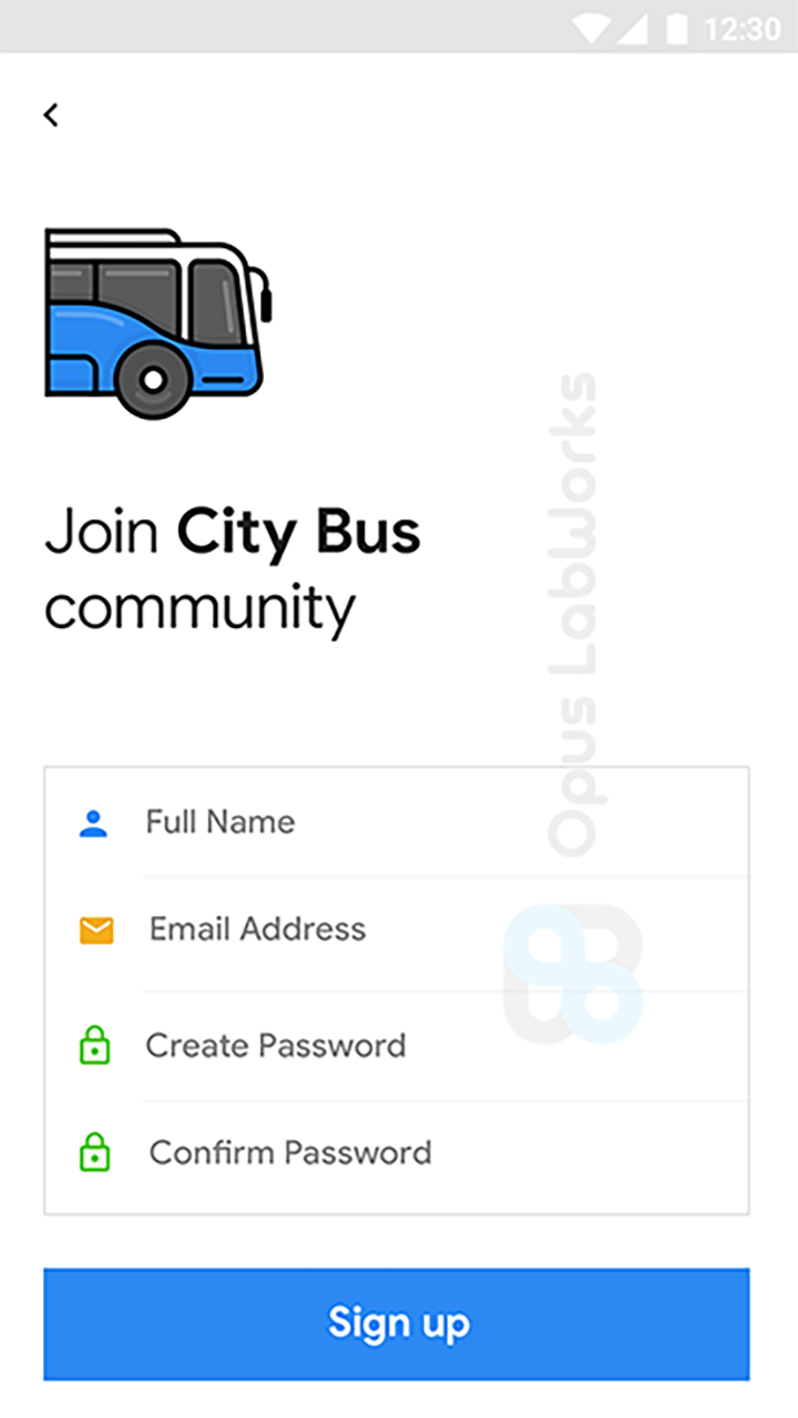 City Bus Tracking Android App Template &amp; iOS App Template | Driver
