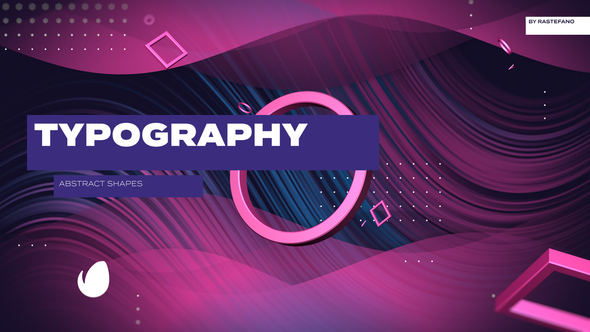 Abstract Shapes Typography - VideoHive 31666738