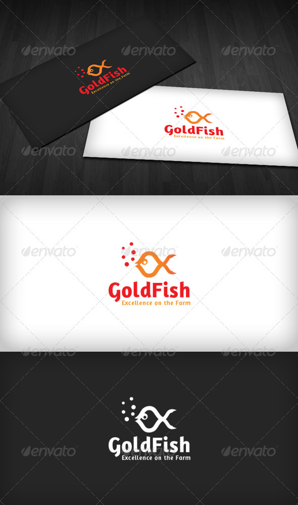Gold Fish Logo - Animals Logo Templates