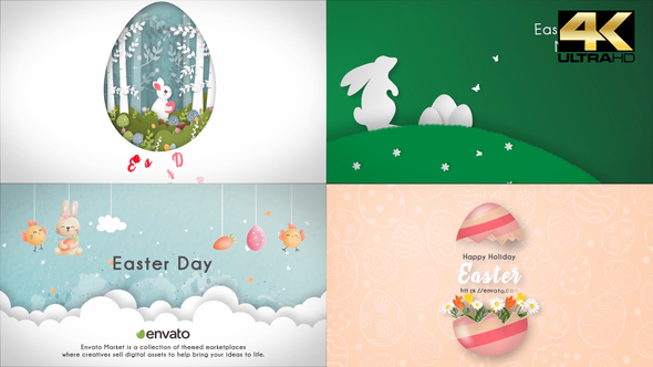 Happy Easter Day - VideoHive 31670426