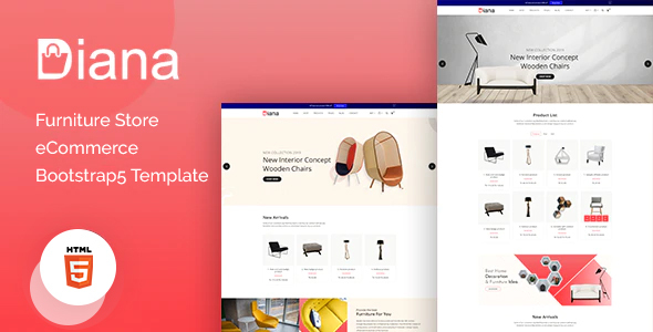 Diana – Furniture Store eCommerce Template