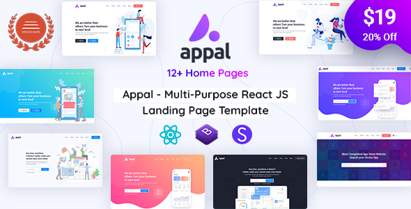 Appal - React - ThemeForest 31228817