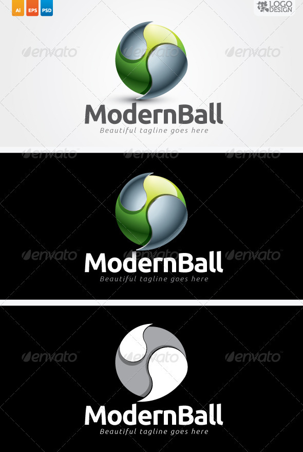 Modern Ball - 3d Abstract