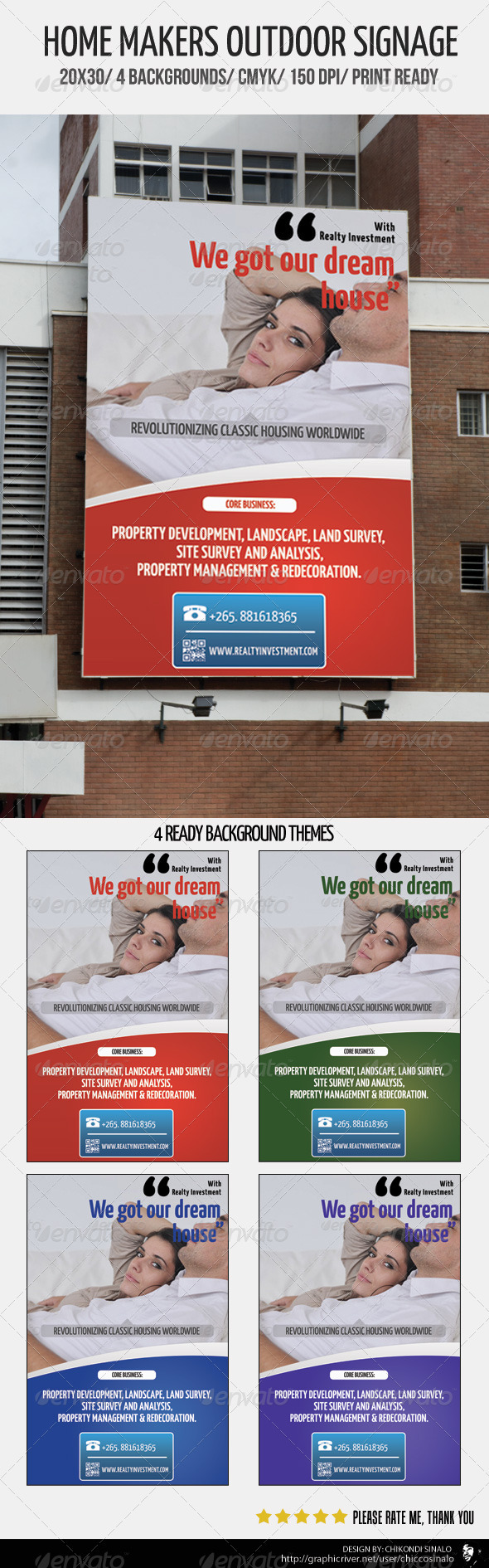 Home Makers Outdoor Signage - Signage Print Templates