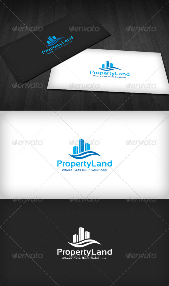 Property Land Logo - Buildings Logo Templates