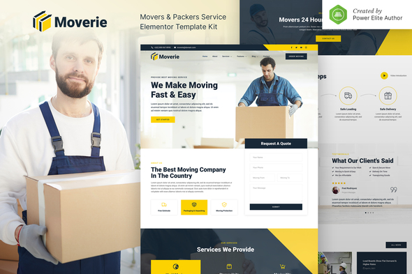 Moverie - MoversPackers - ThemeForest 31683710