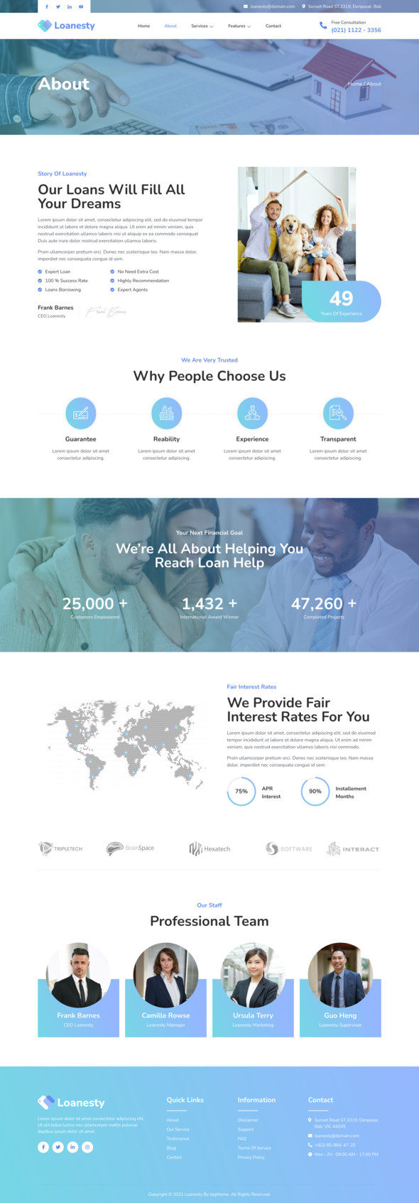 Loanesty ? Loan Company & Banking Elementor Template Kit