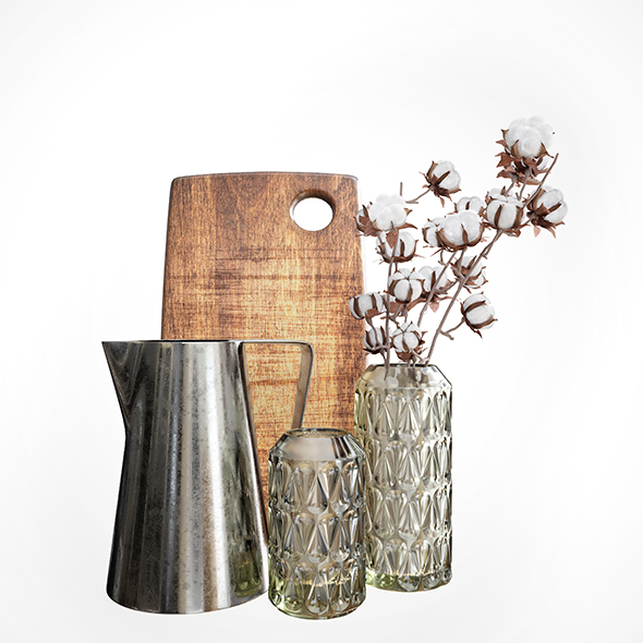 decorative kitchen accessories - 3Docean 31685540